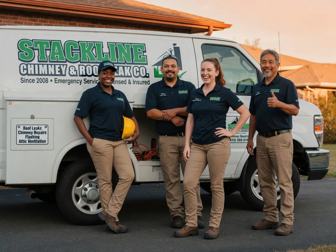 Chimney flashing repair company in Mount Vernon, TX